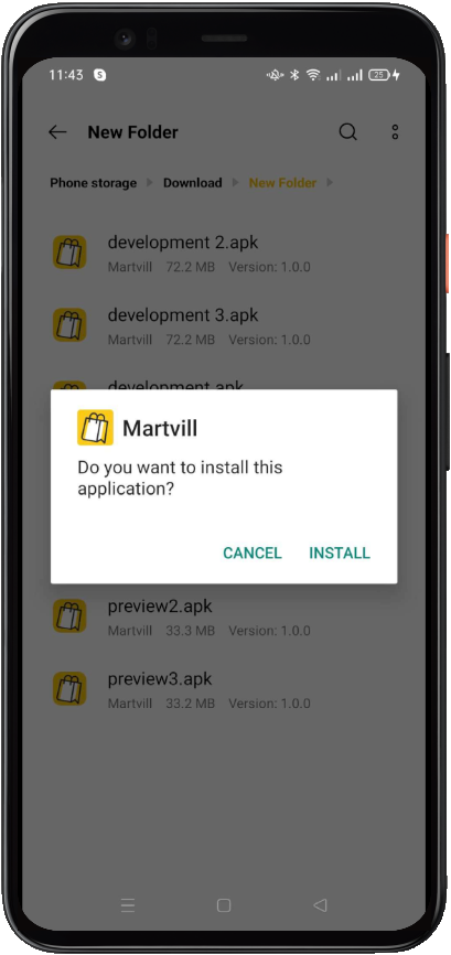 APK Installation Process
